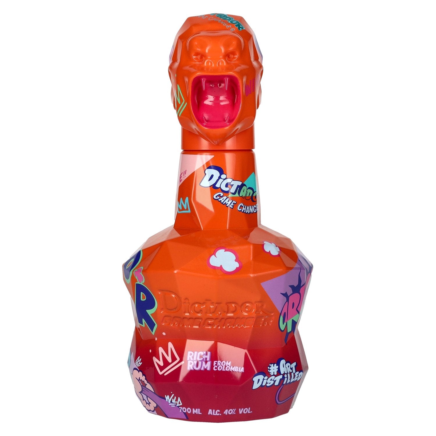 Dictador GAME CHANGER ORANGE &amp; PINK Colombian Rum 40% Vol. 0,7l