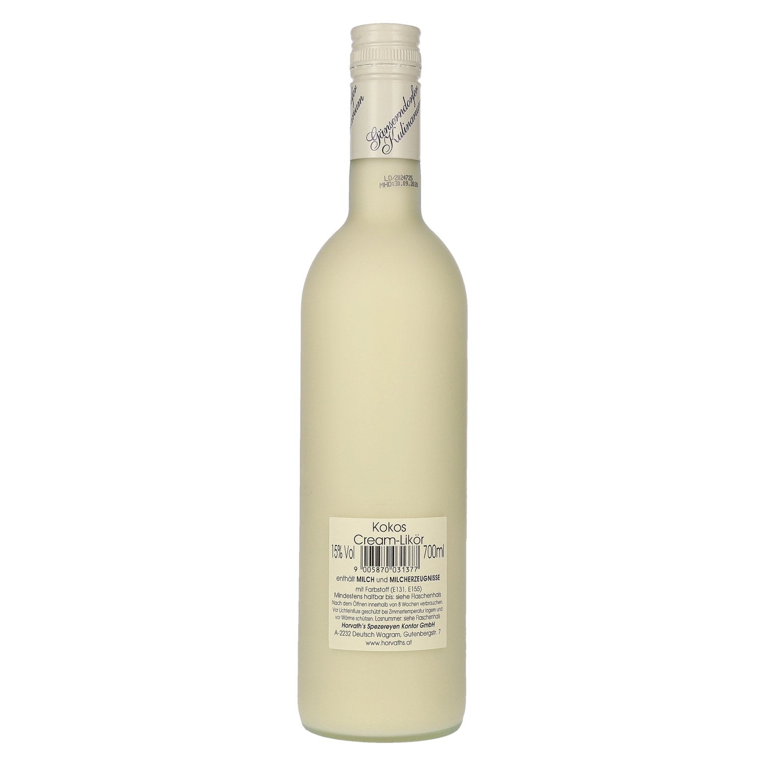 Gänserndorfer Kulinarium Liqueur de crème de coco 15% vol. 0,7l