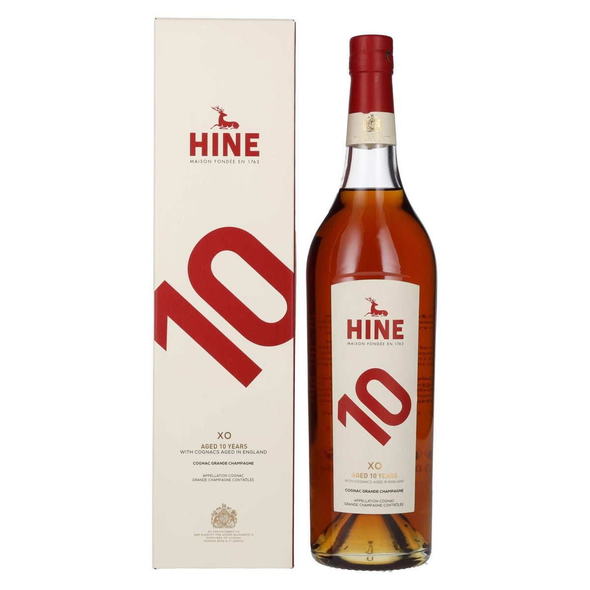 Hine Journey 10 Years Old XO Cognac Grande Champagne 41.8% vol. 1 litre in a gift box