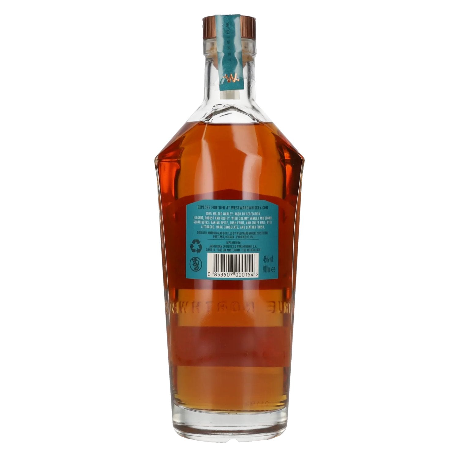 Westward American Single Malt Whiskey 45% Vol. 0,7l