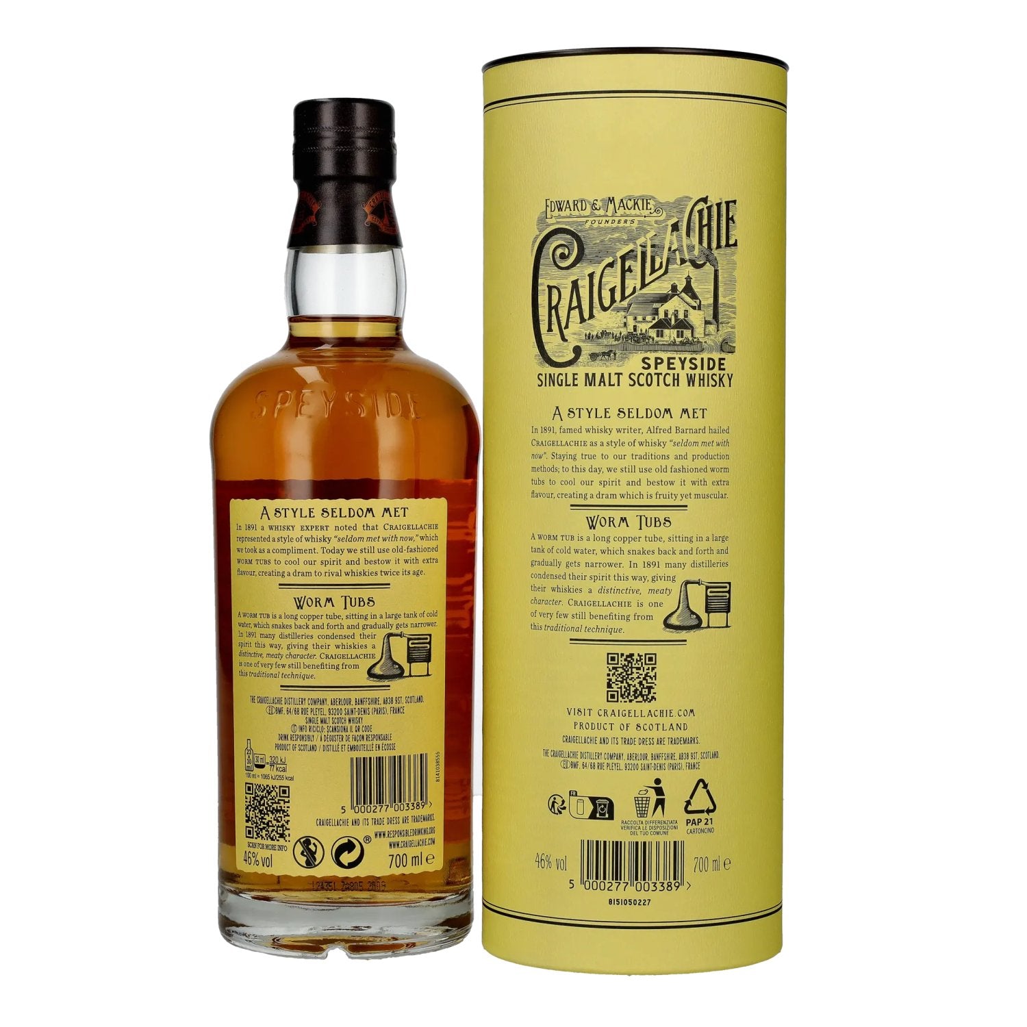 Craigellachie 13 Years Old Speyside Single Malt 46% Vol. 0,7l in Geschenkbox