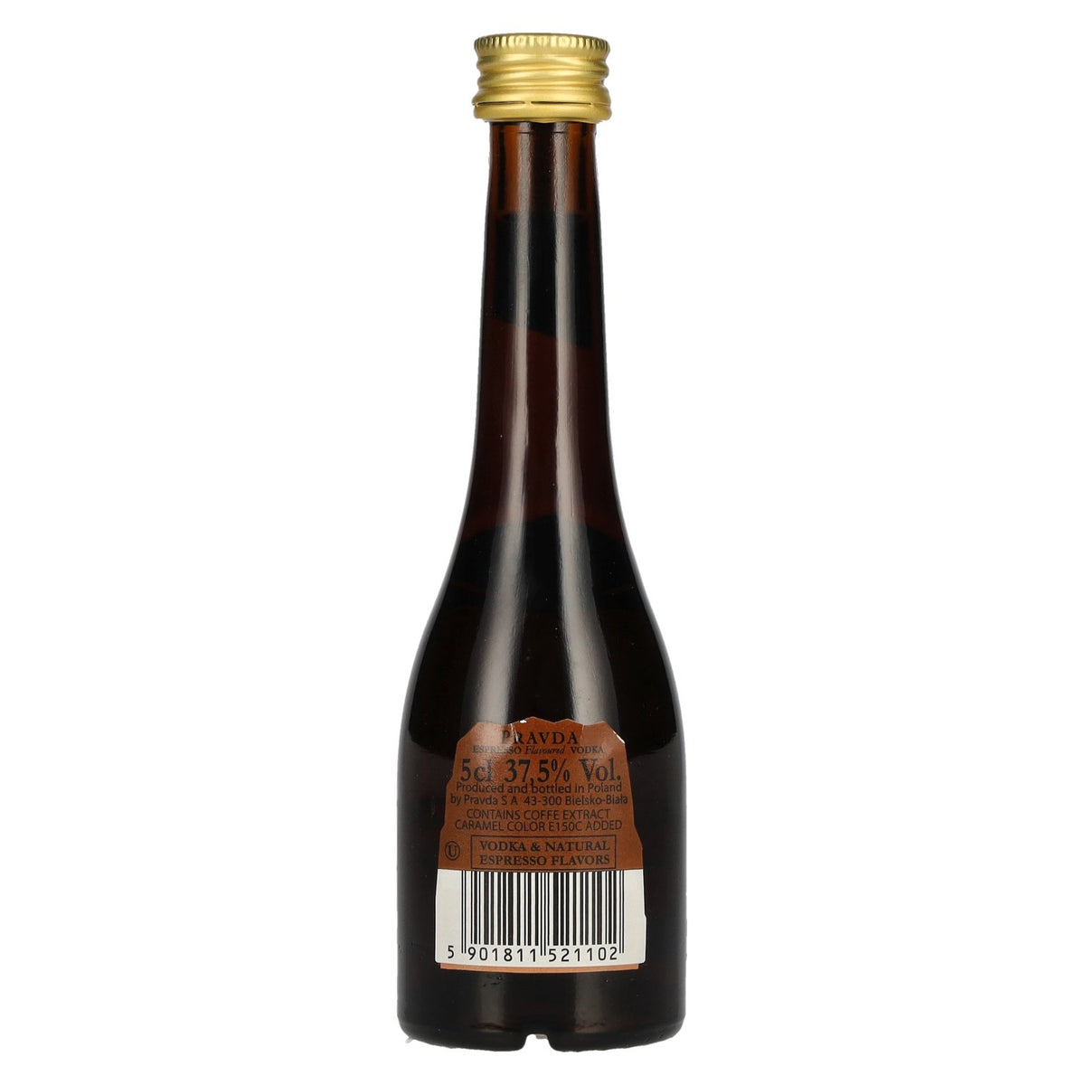 Pravda ESPRESSO Flavored Vodka 37,5% Vol. 0,05l