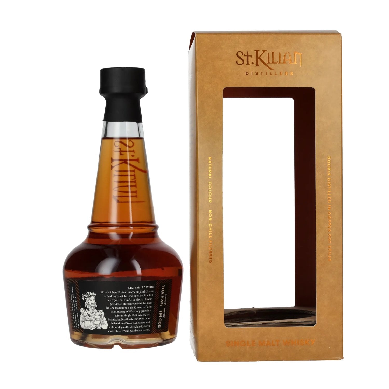 St. Kilian Kiliani Edition HEDAN Single Malt Whisky 46% Vol. 0,5l en boîte cadeau