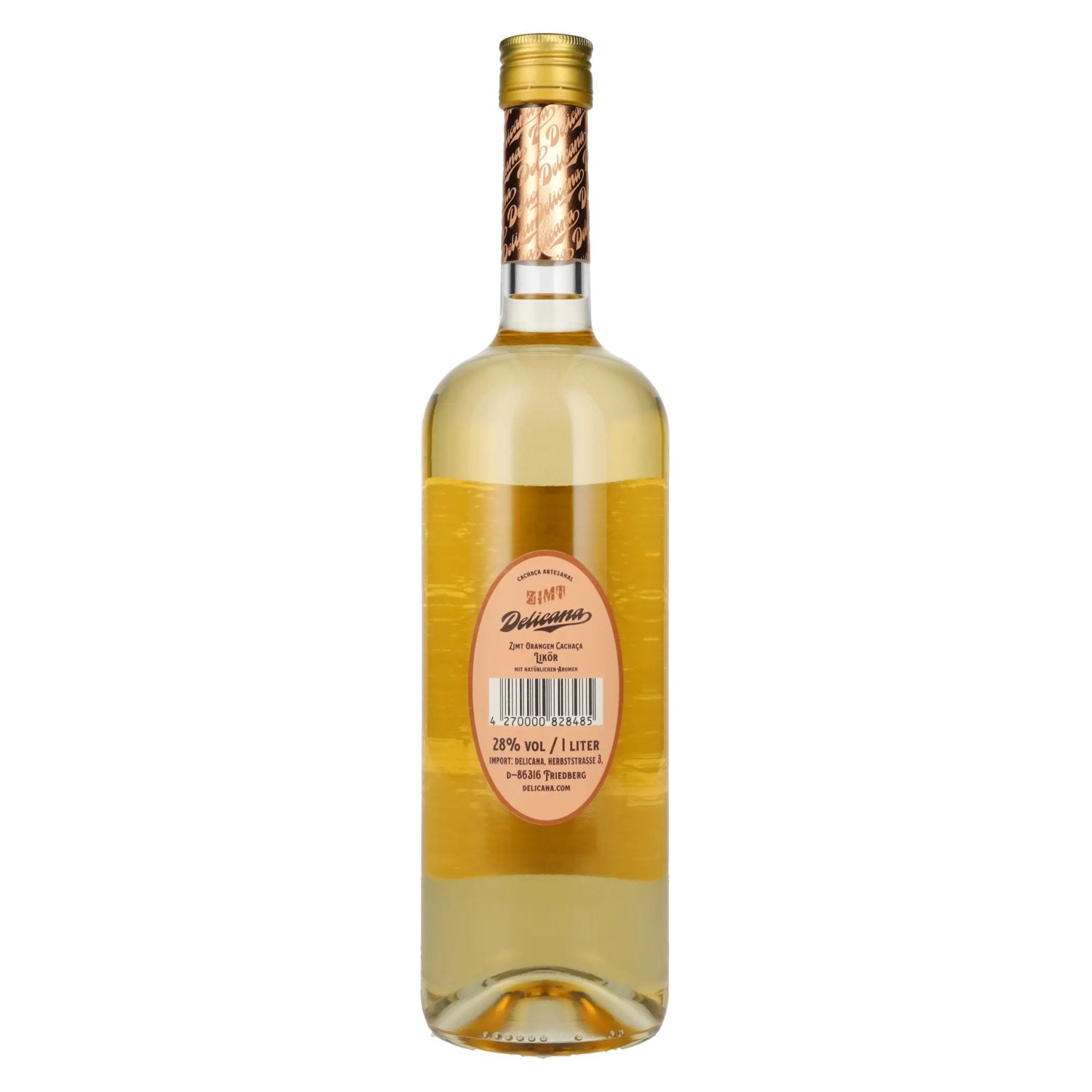 Delicana ZIMT Cachaça Artesanal Liqueur 28% Vol. 1l