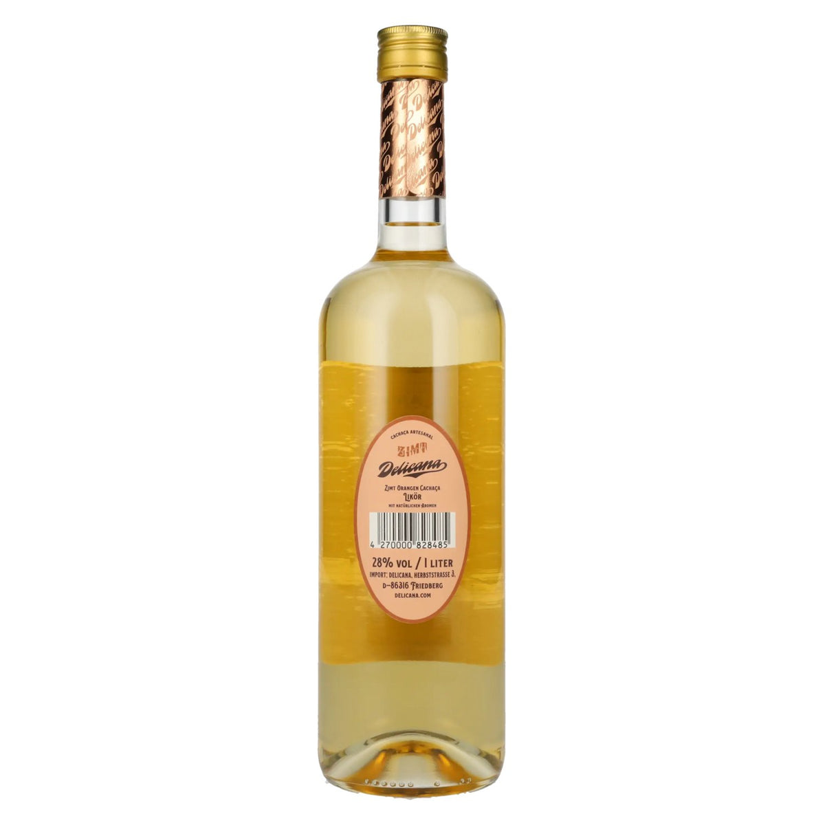 Delicana ZIMT Cachaça Artesanal Liqueur 28% vol. 1l