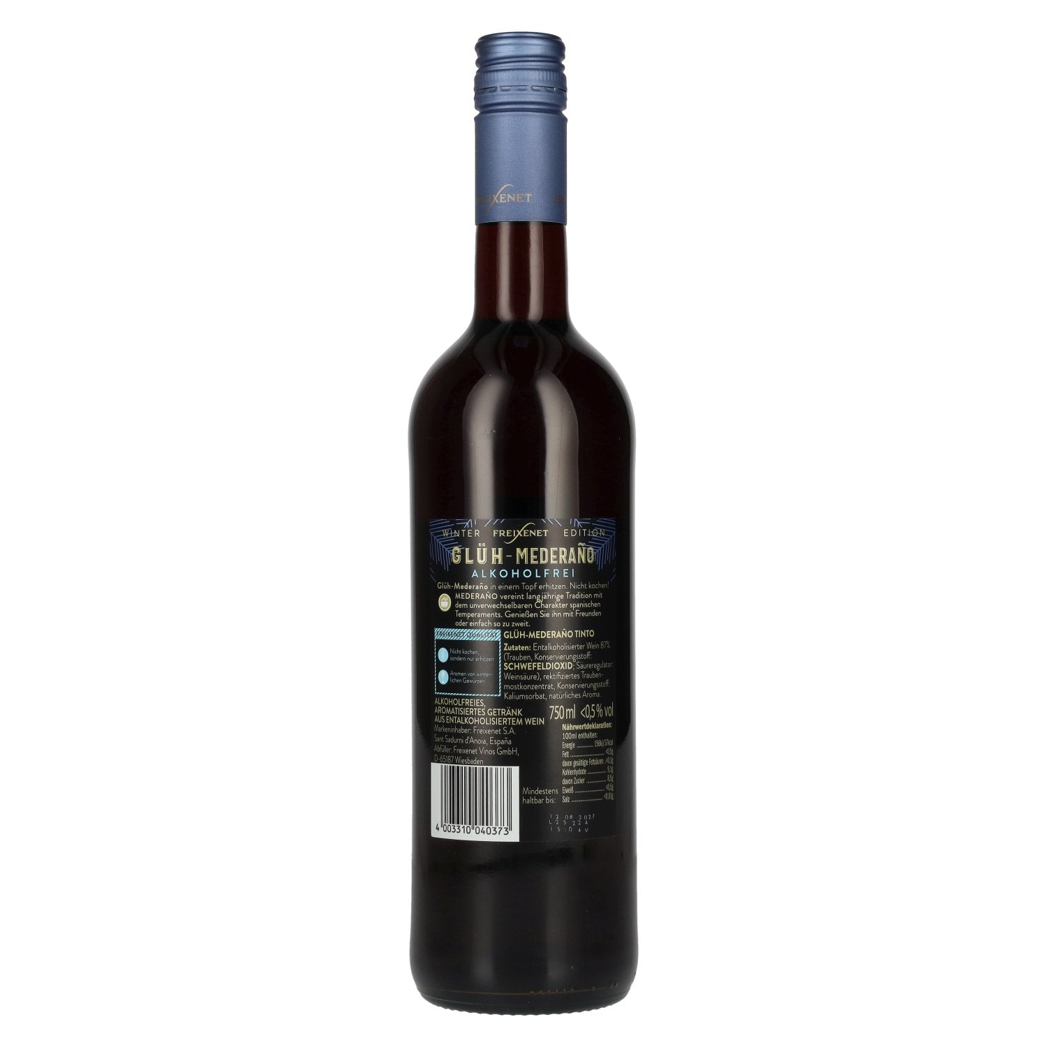 Freixenet Glüh Mederaño Tinto Alkoholfrei 0,75l