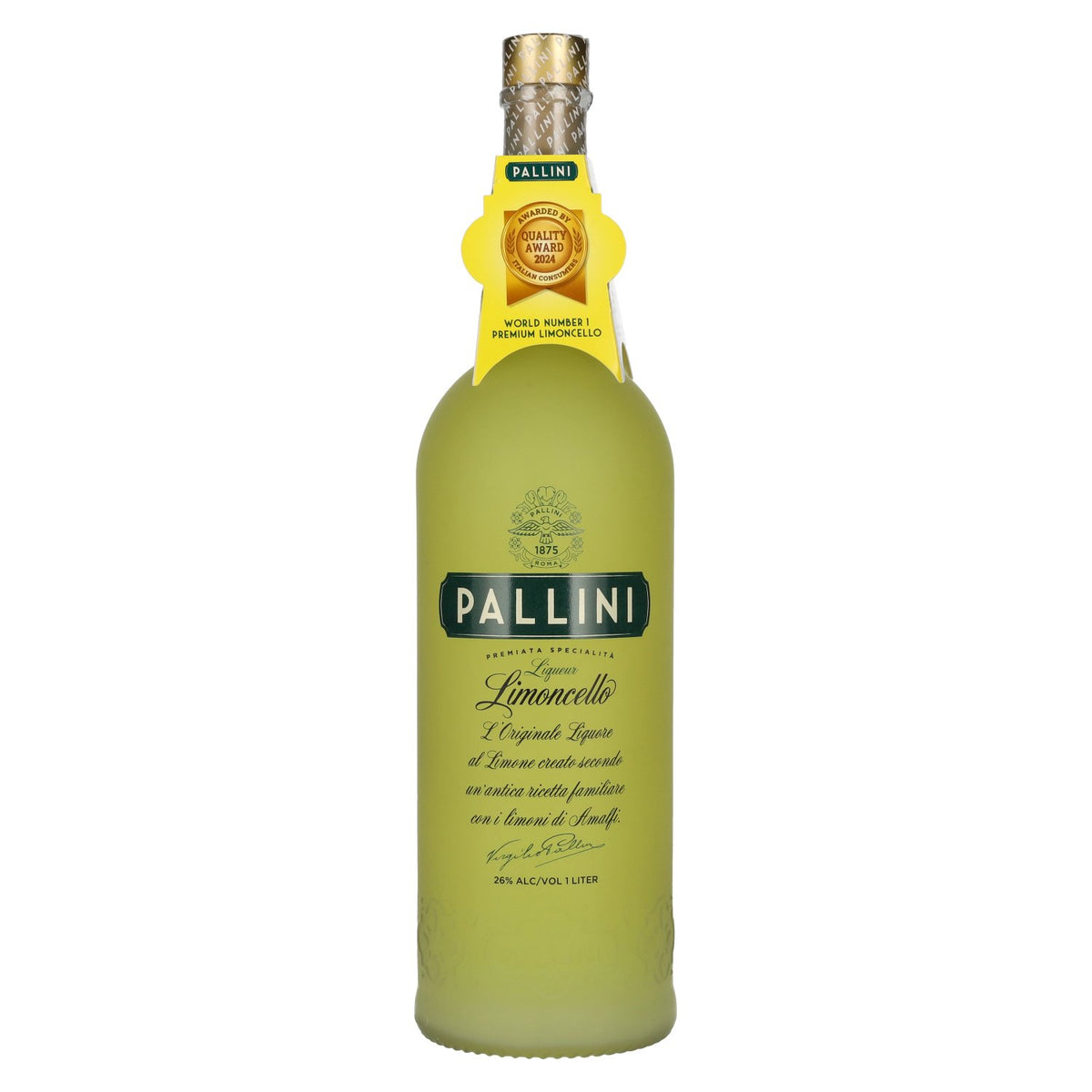 Pallini Limoncello Liqueur 26% Vol. 1l
