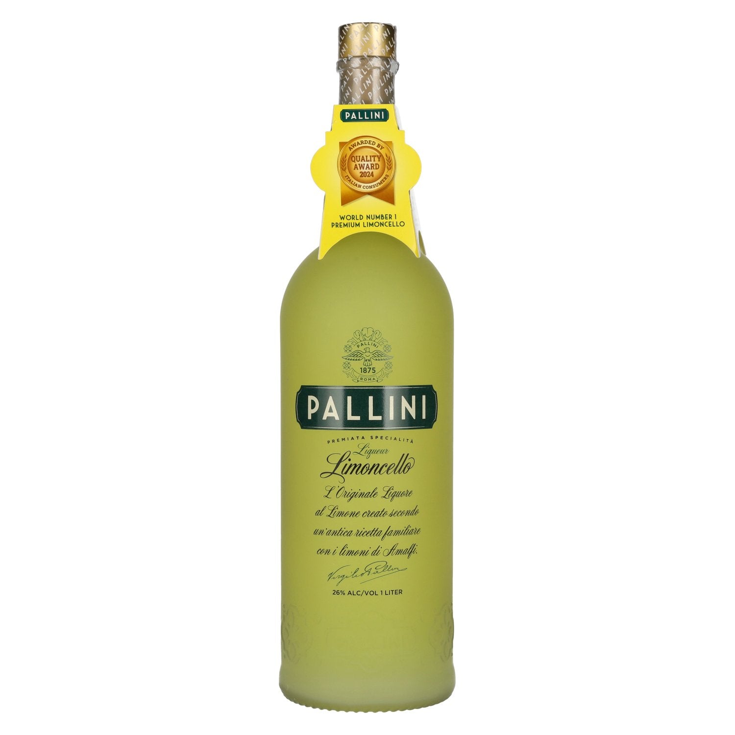 Pallini Limoncello Liqueur 26% Vol. 1l