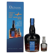 Dictador 20 Years Old ICON RESERVE Colombian Rum 40% Vol. 0,7l in gift box with Dictador XO Insolent Miniature 0,05l