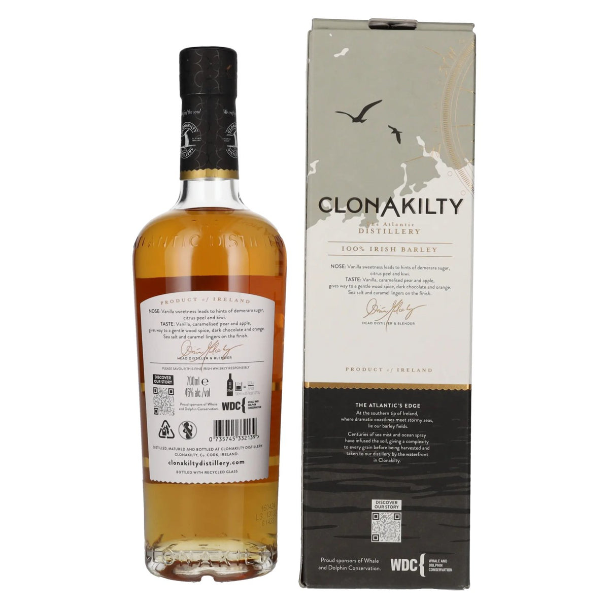 Clonakilty Single Pot Still Irish Whiskey 46% Vol. 0,7l in gift box