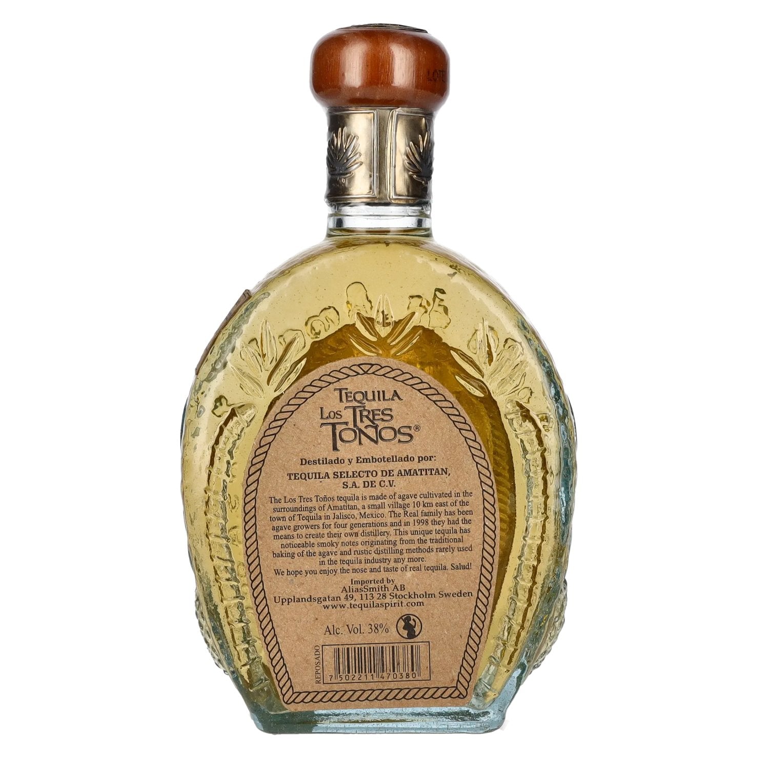 Los Tres Tonos REPOSADO Tequila 38% Vol. 0,7l