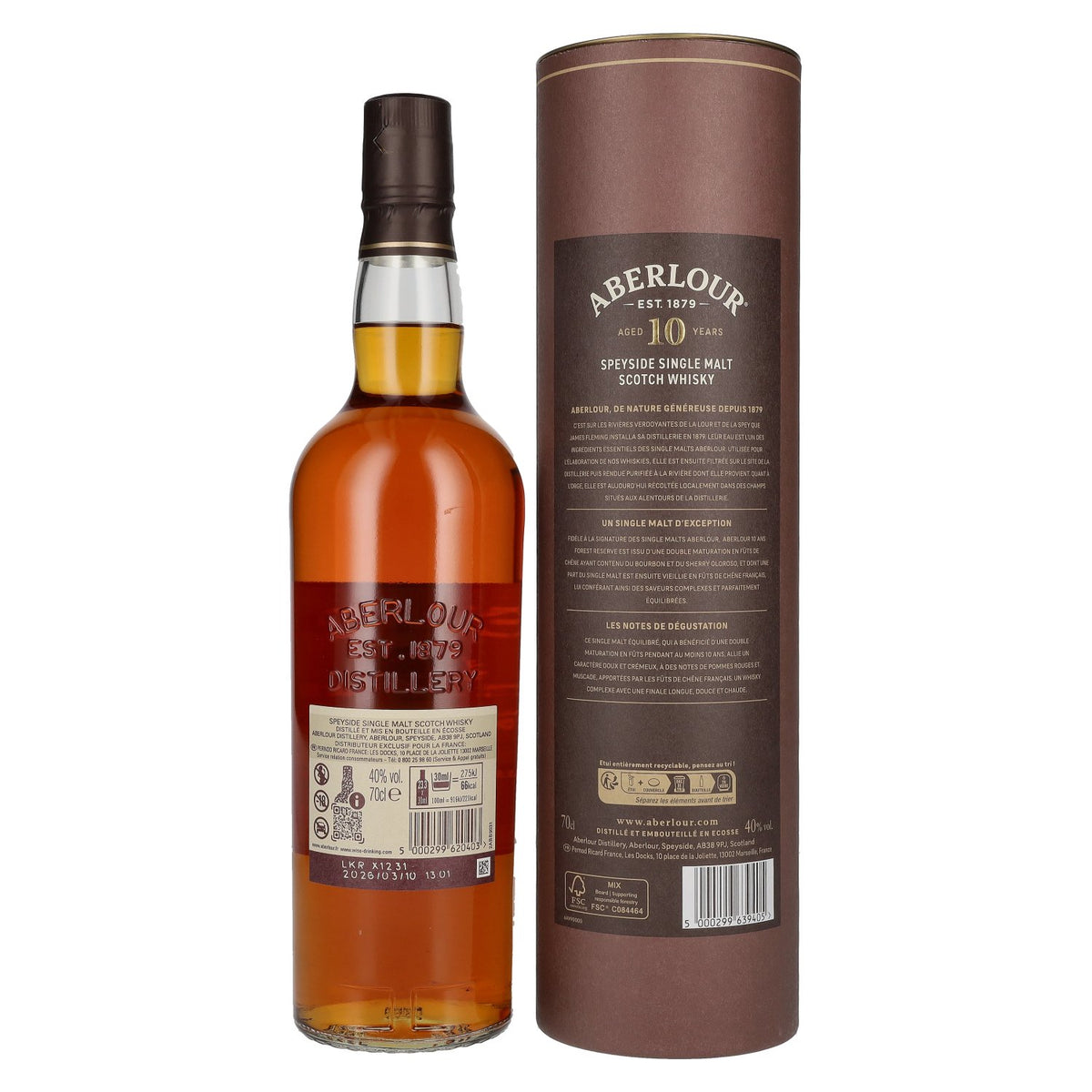 Aberlour 10 Years Old FOREST RESERVE Speyside Single Malt 40% Vol. 0,7l in Geschenkbox
