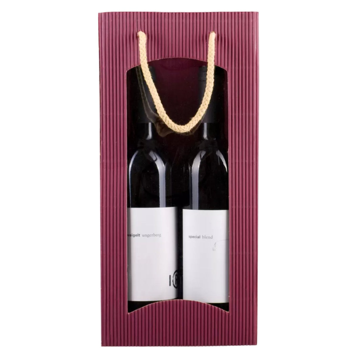 BORDEAUX Carrier Bag, Open Wave, Set of 2