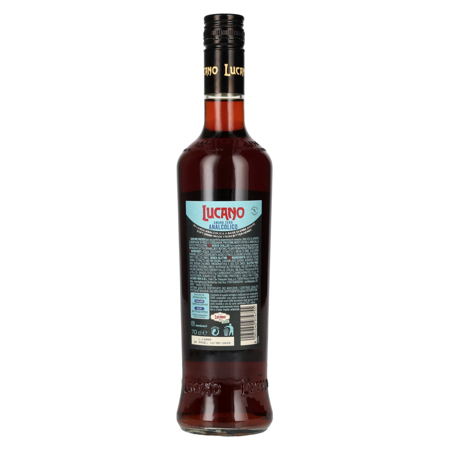 Lucano Amaro Zero Non-Alcoholic 0.7l