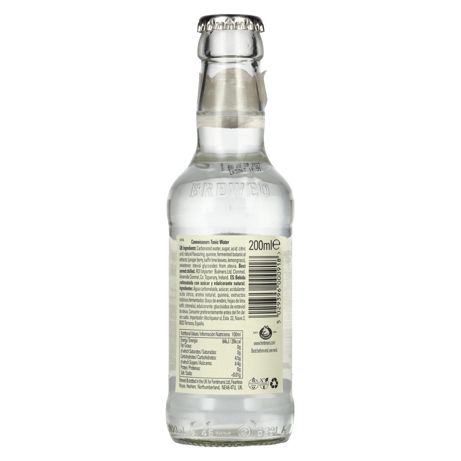 Fentimans CONNOISSEURS Eau tonique 0,2l