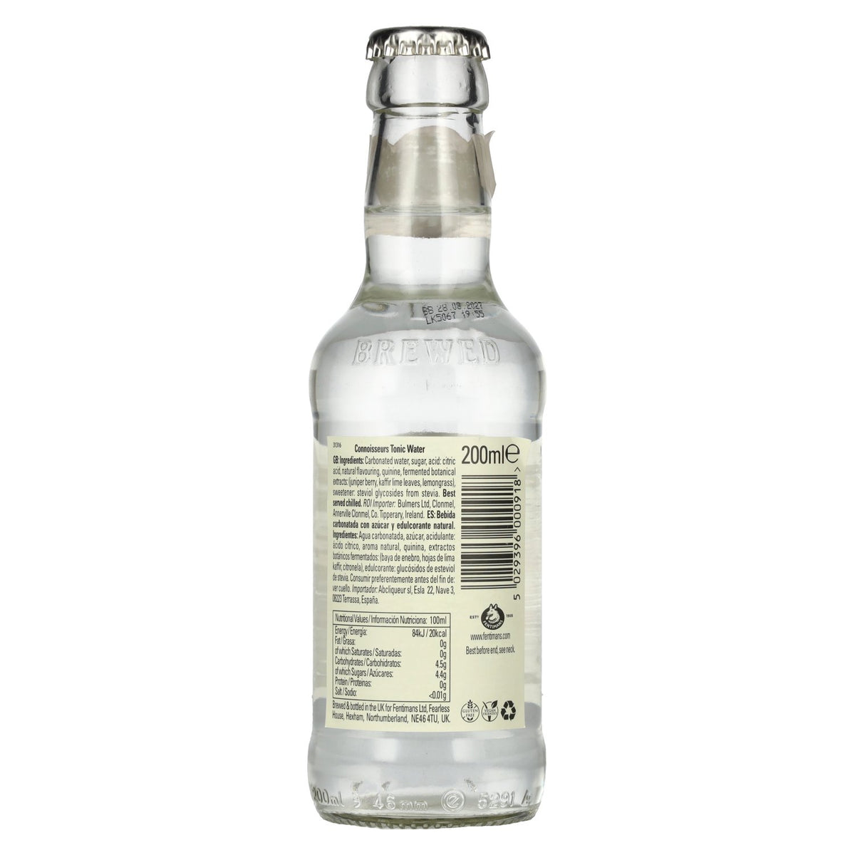 Fentimans CONNOISSEURS Eau tonique 0,2l