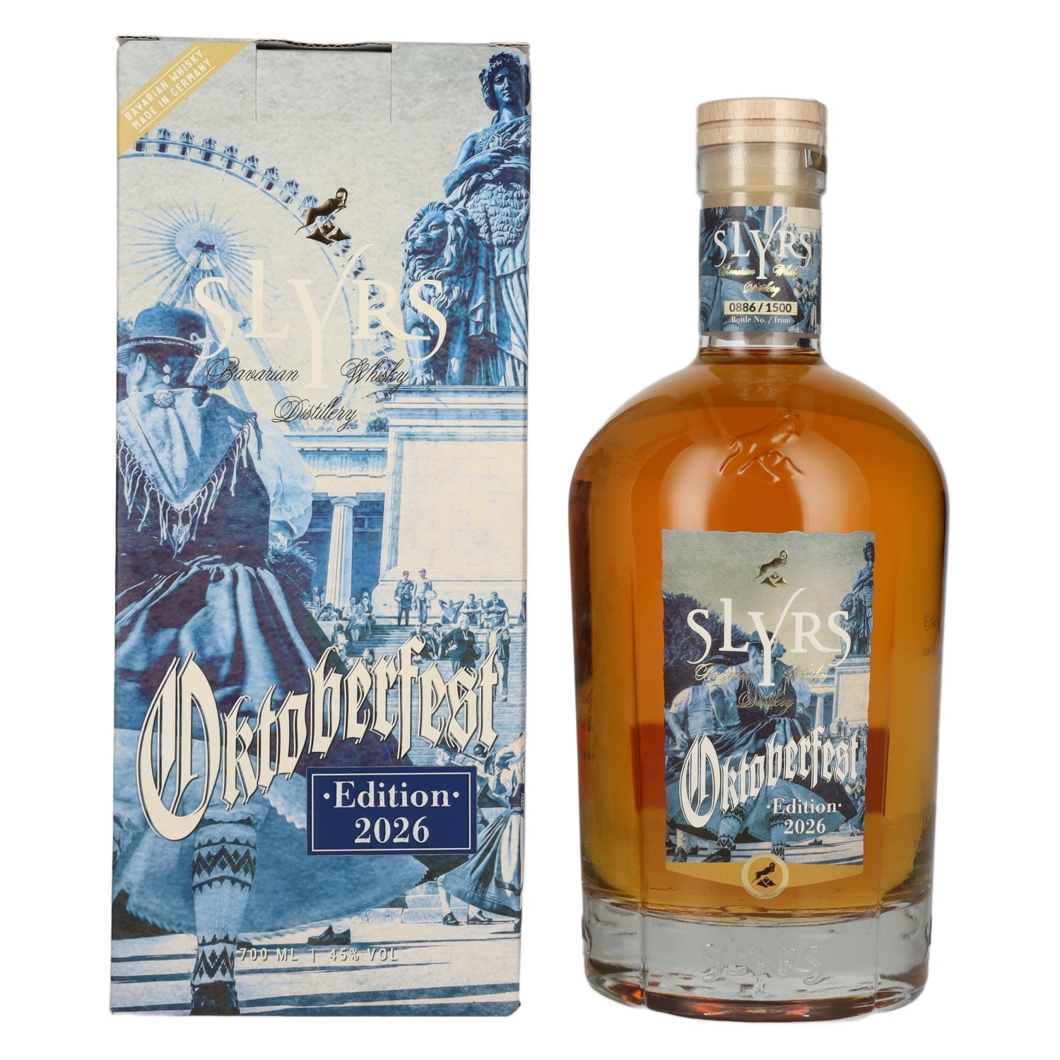 Slyrs Single Malt Whisky Oktoberfest Edition 2026 45% Vol. 0,7l in Geschenkbox