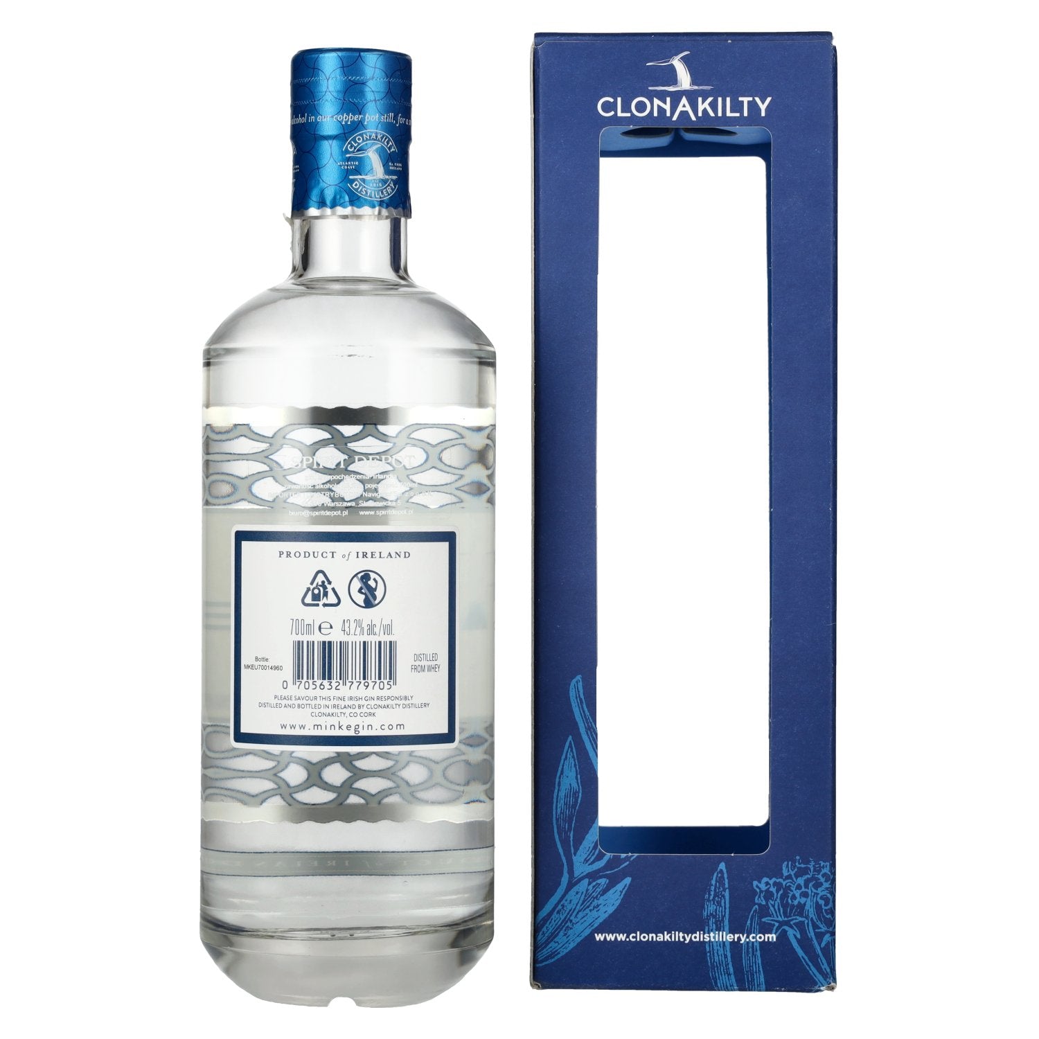 Minke Irish Gin 43,2% Vol. 0,7l in Geschenkbox