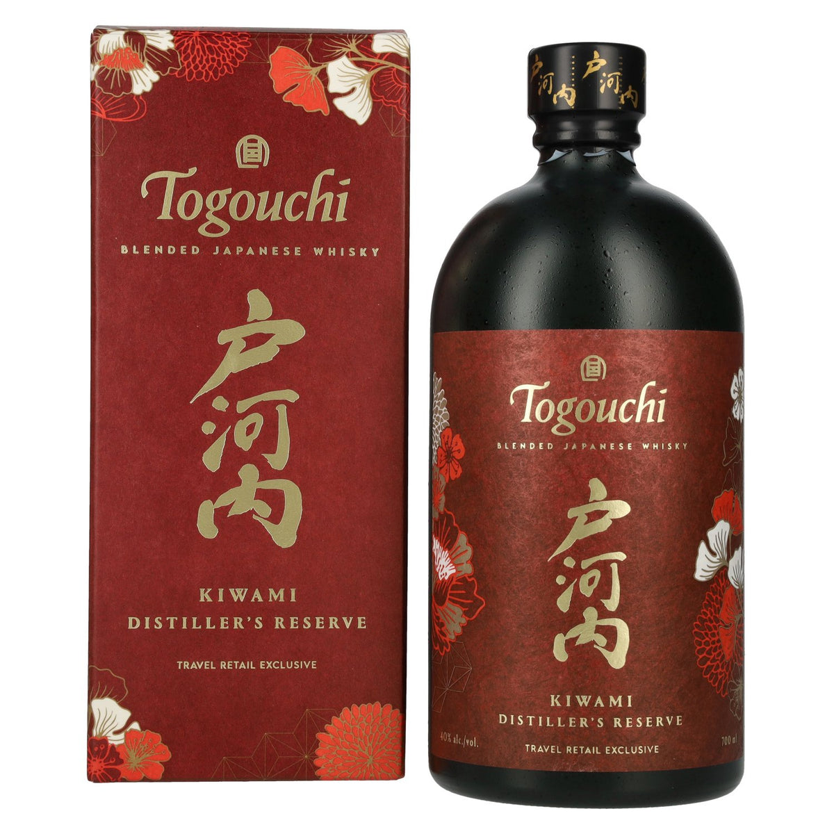 Togouchi KIWAMI Distiller's Reserve Japanese Blended Whisky 40% Vol. 0,7l in gift box