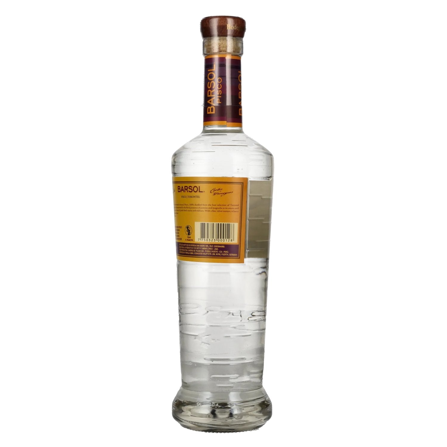 Barsol Pisco TORONTEL 41,3% Vol. 0,7l