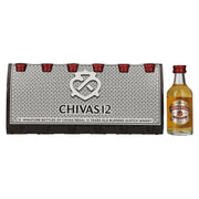 Chivas Regal 12 ans d'âge, whisky écossais blended, 40 % vol., 12 x 0,05 l