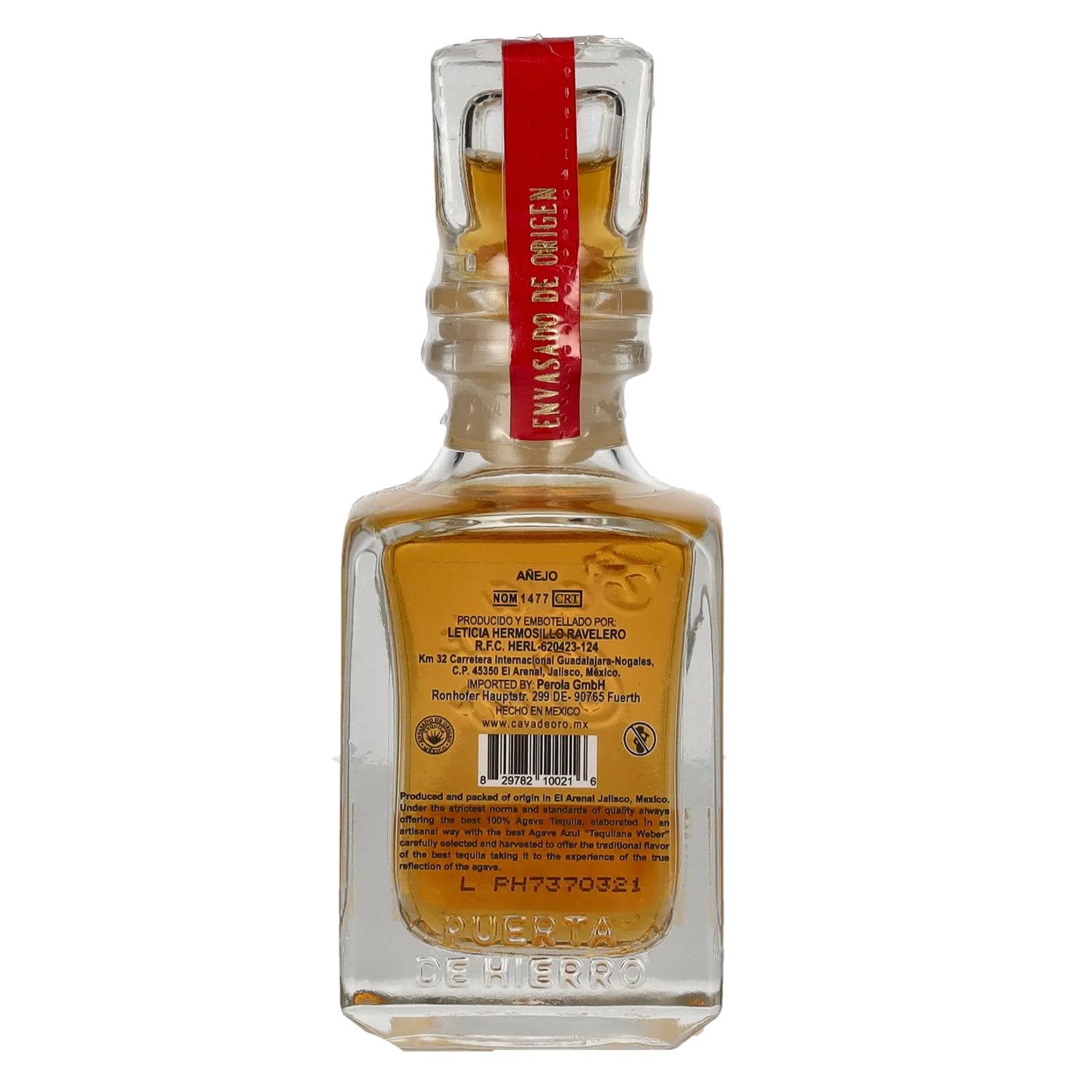 Gran Cava de Oro Tequila AÑEJO 100% de Agave Azul 40% Vol. 0,05l