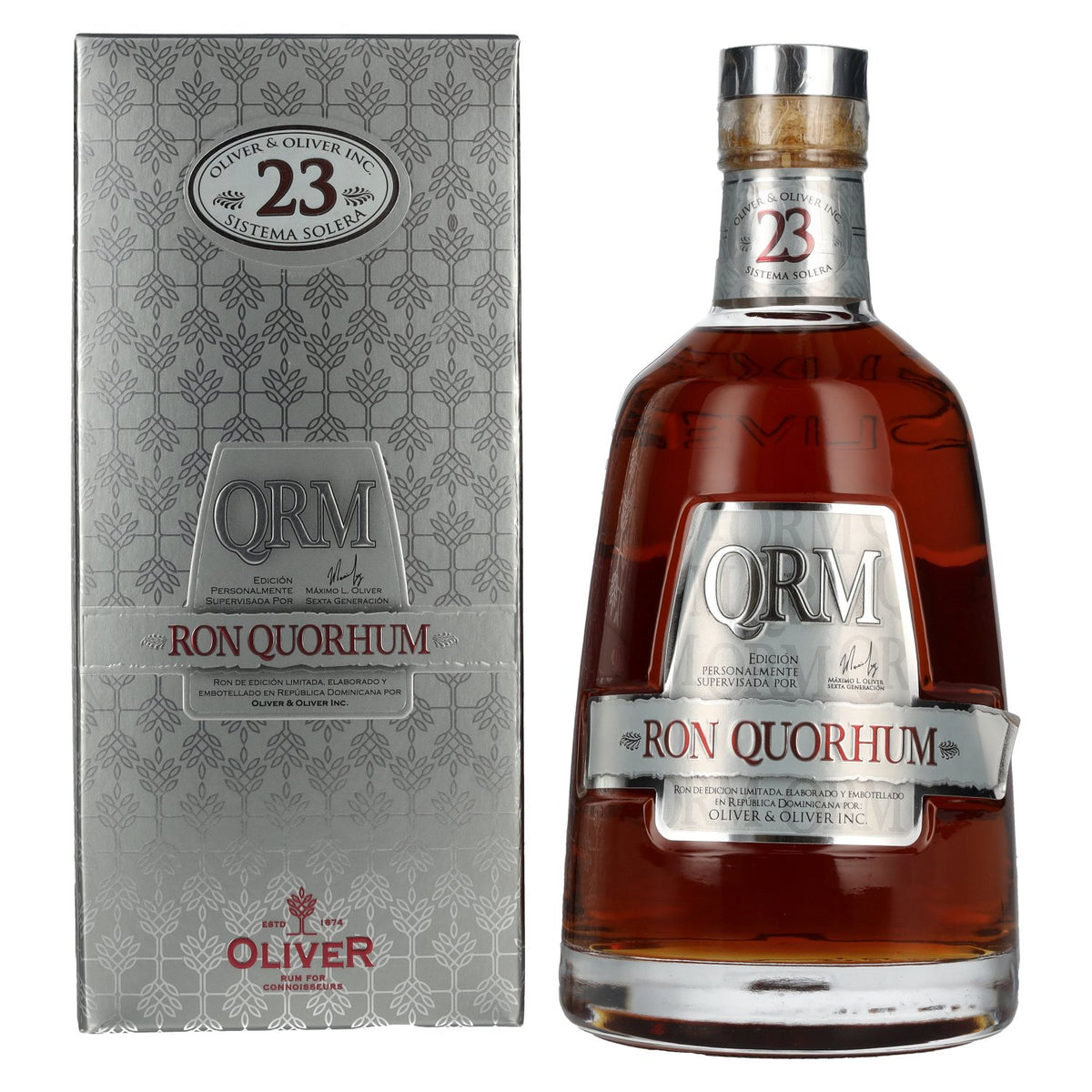 Ron Quorhum 23 Sistema Solera 40% Vol. 0,7l in gift box