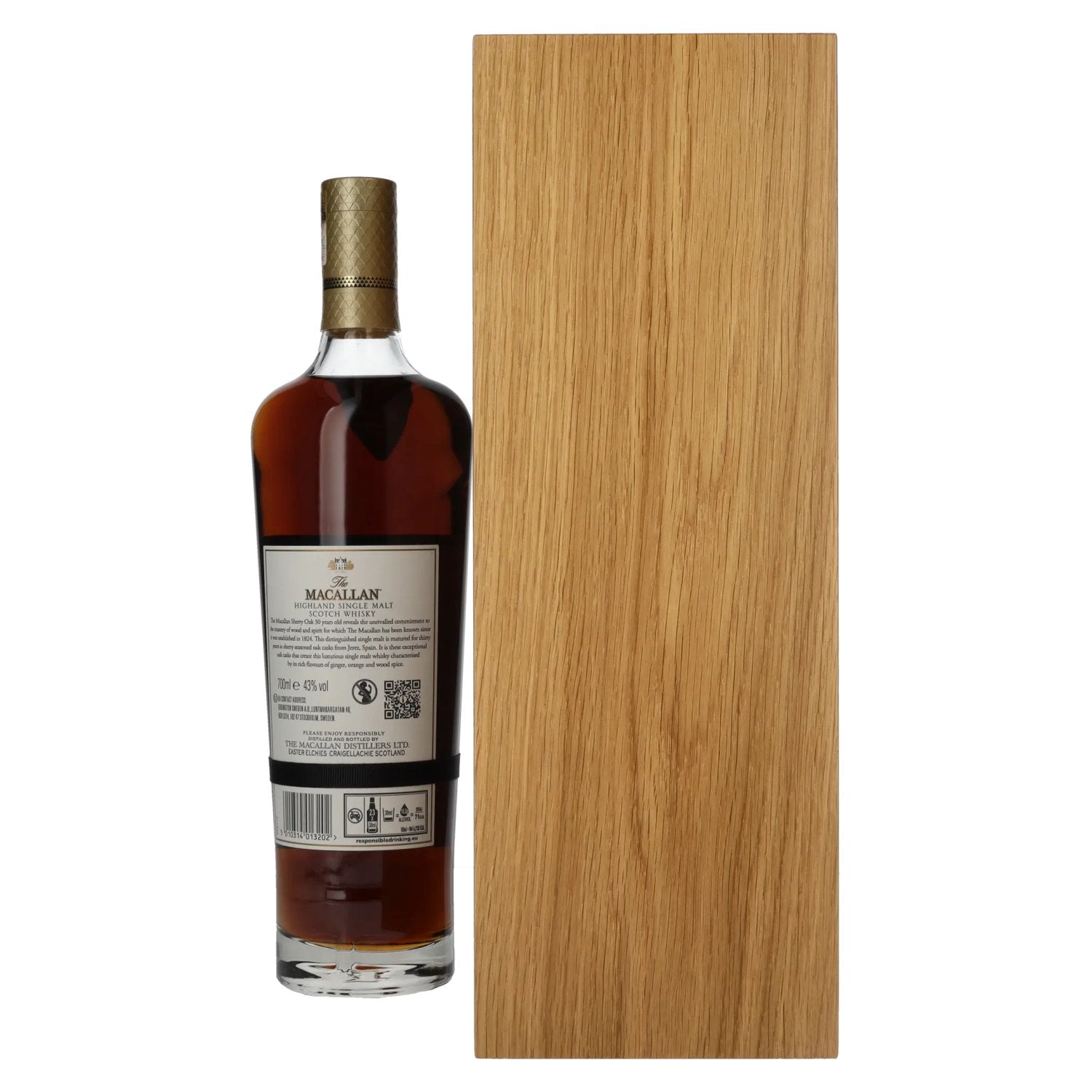The Macallan 30 Years Old SHERRY OAK Annual Release 2024 43% Vol. 0,7l in Holzkiste