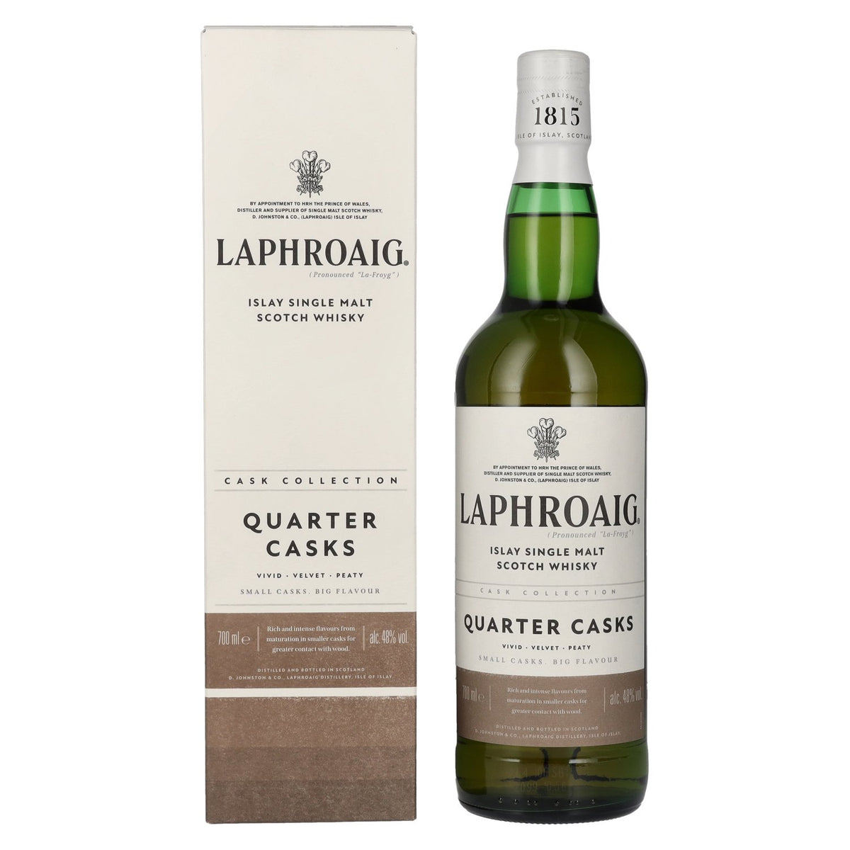 Laphroaig Quarter Casks 48% Vol. 0,7l in gift box