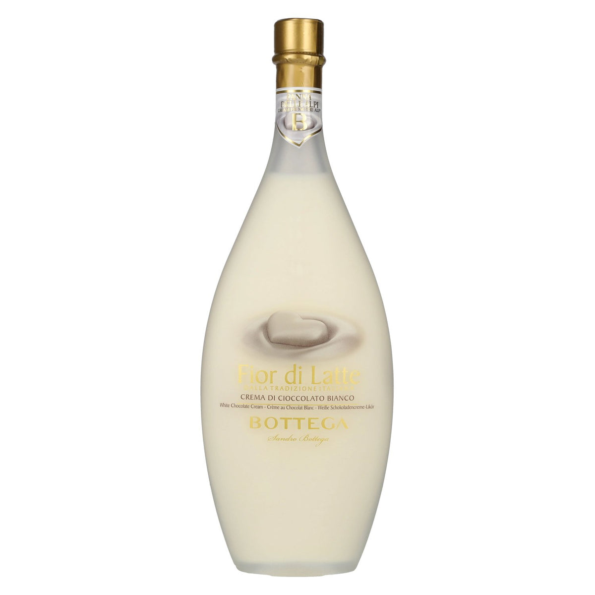 Bottega Fior di Latte Crema di CIOCCOLATO BIANCO Liqueur de crème 15% vol. 0,5l