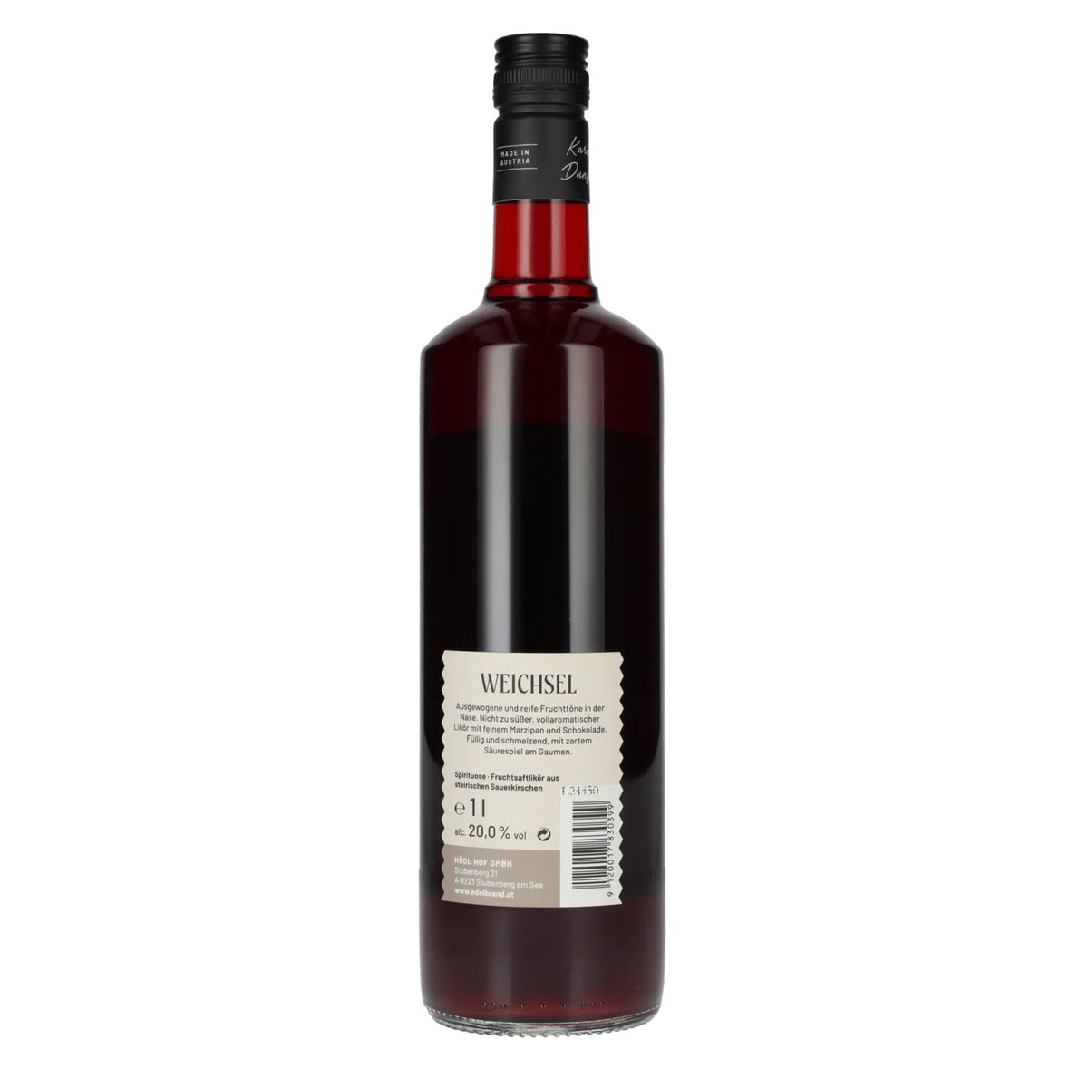 Hödl Hof Original WEICHSEL fruit juice liqueur 20% vol. 1l