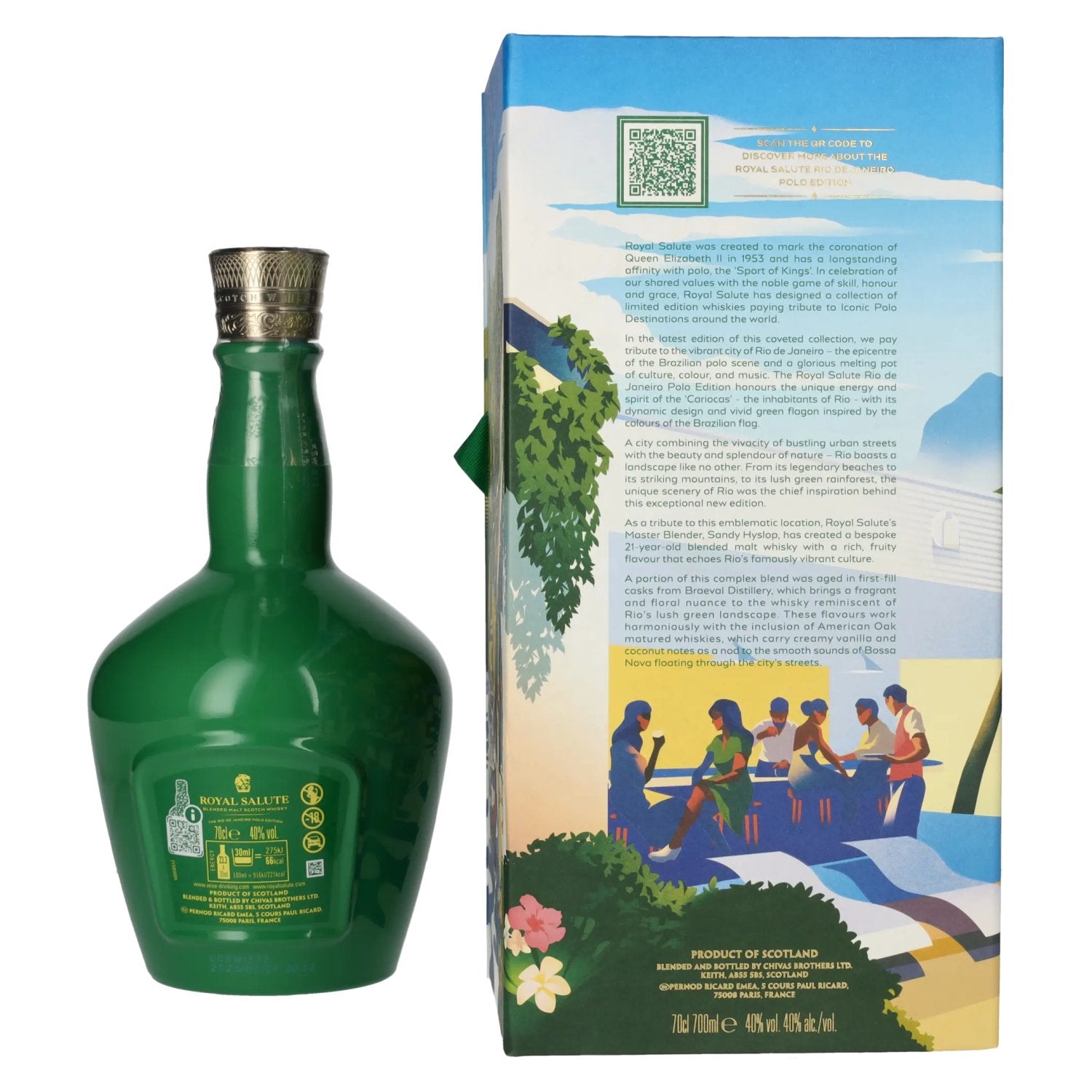 Royal Salute 21 Years Old THE RIO DE JANEIRO POLO EDITION Blended Scotch Whisky 40% Vol. 0,7l in Geschenkbox