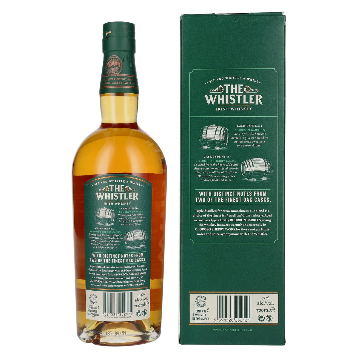 The Whistler Whiskey OLOROSO SHERRY CASK FINISH 43% Vol. 0,7l in gift box