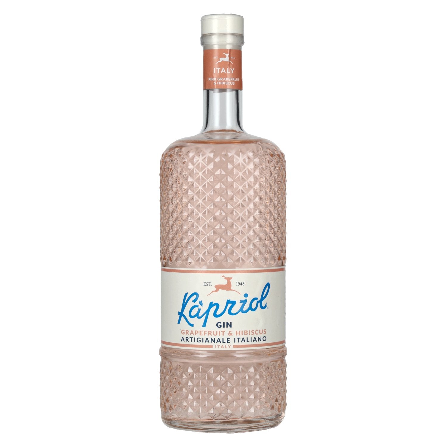 Kapriol GRAPEFRUIT & HIBISCUS Gin Artigianale Italiano 40,7% Vol. 0,7l