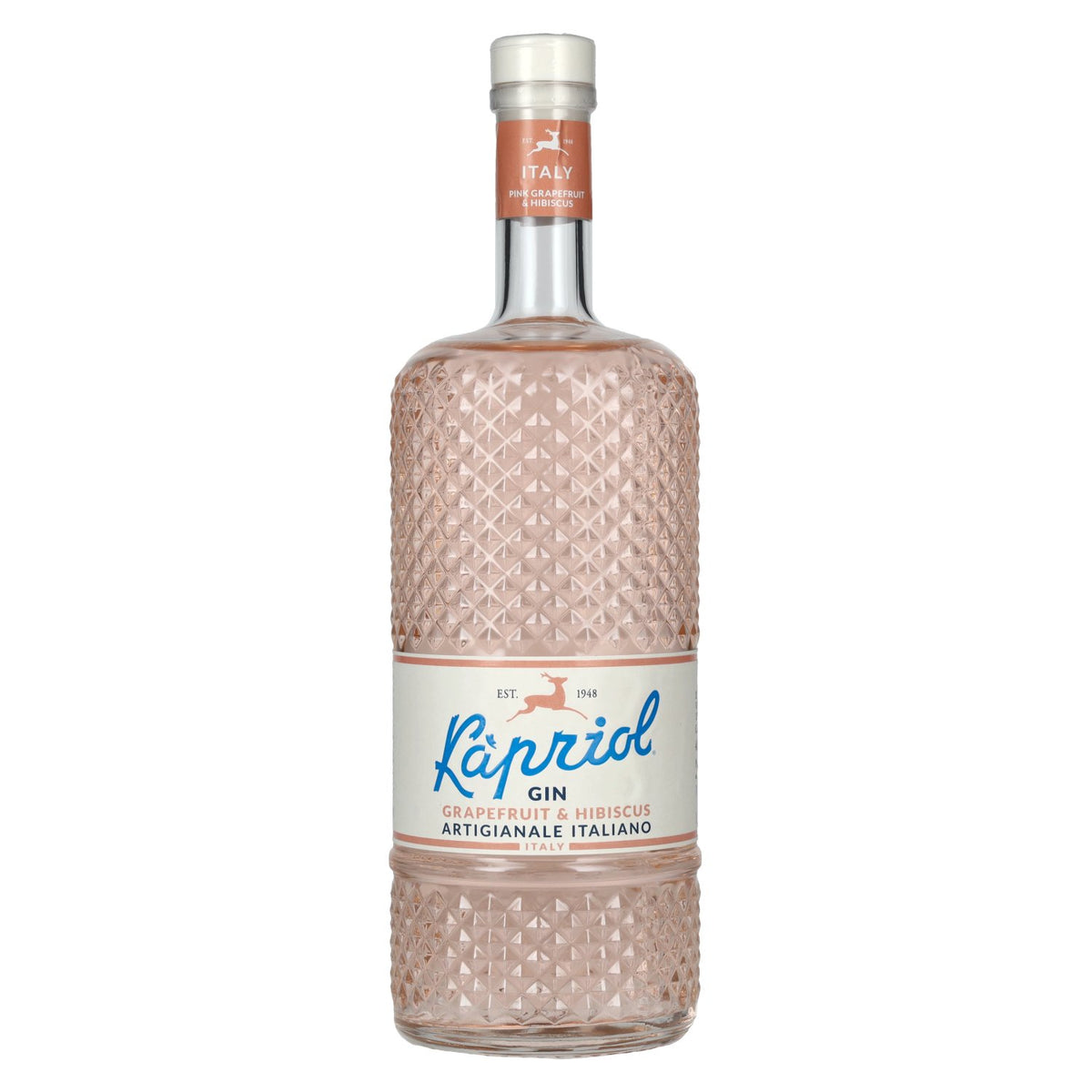 Kapriol GRAPEFRUIT &amp; HIBISCUS Gin Artigianale Italiano 40,7% Vol. 0,7l