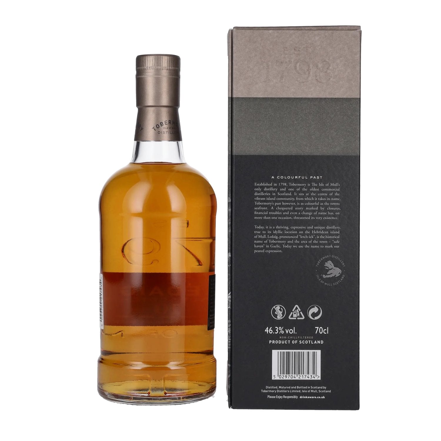 Ledaig 10 Years Old Single Malt Scotch Whisky 46,3% Vol. 0,7l in Geschenkbox