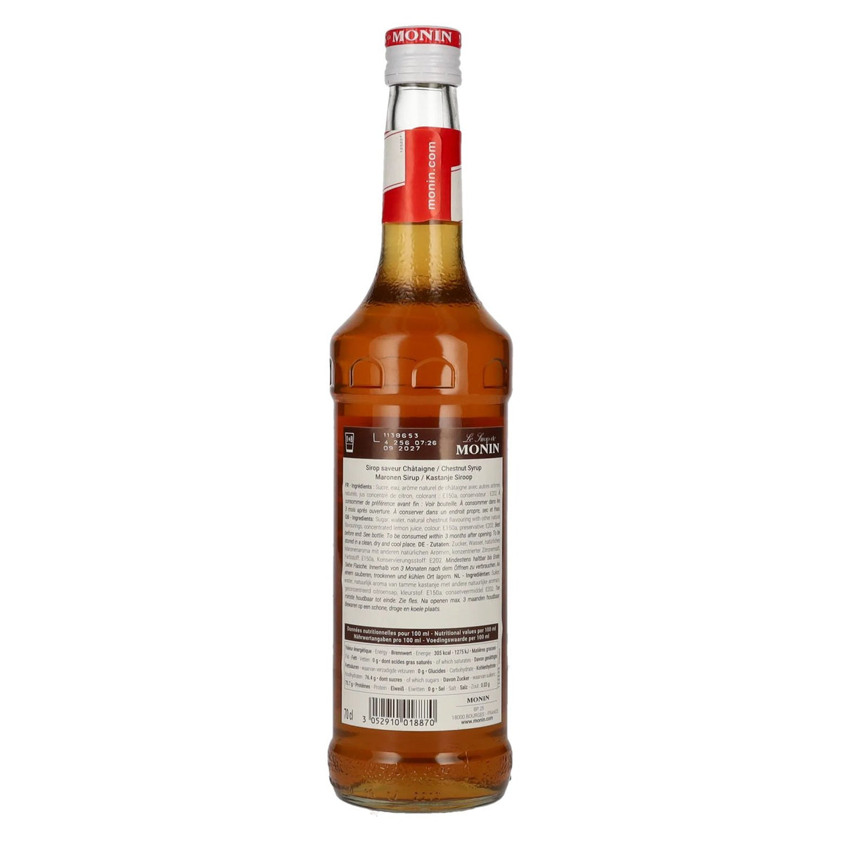 Le Sirop de Monin MARONI 0,7l