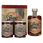 The Demon's Share 6 Years Old Spirit Drink 40% Vol. 0,7l en coffret cadeau avec 2 canettes The Demon's Share