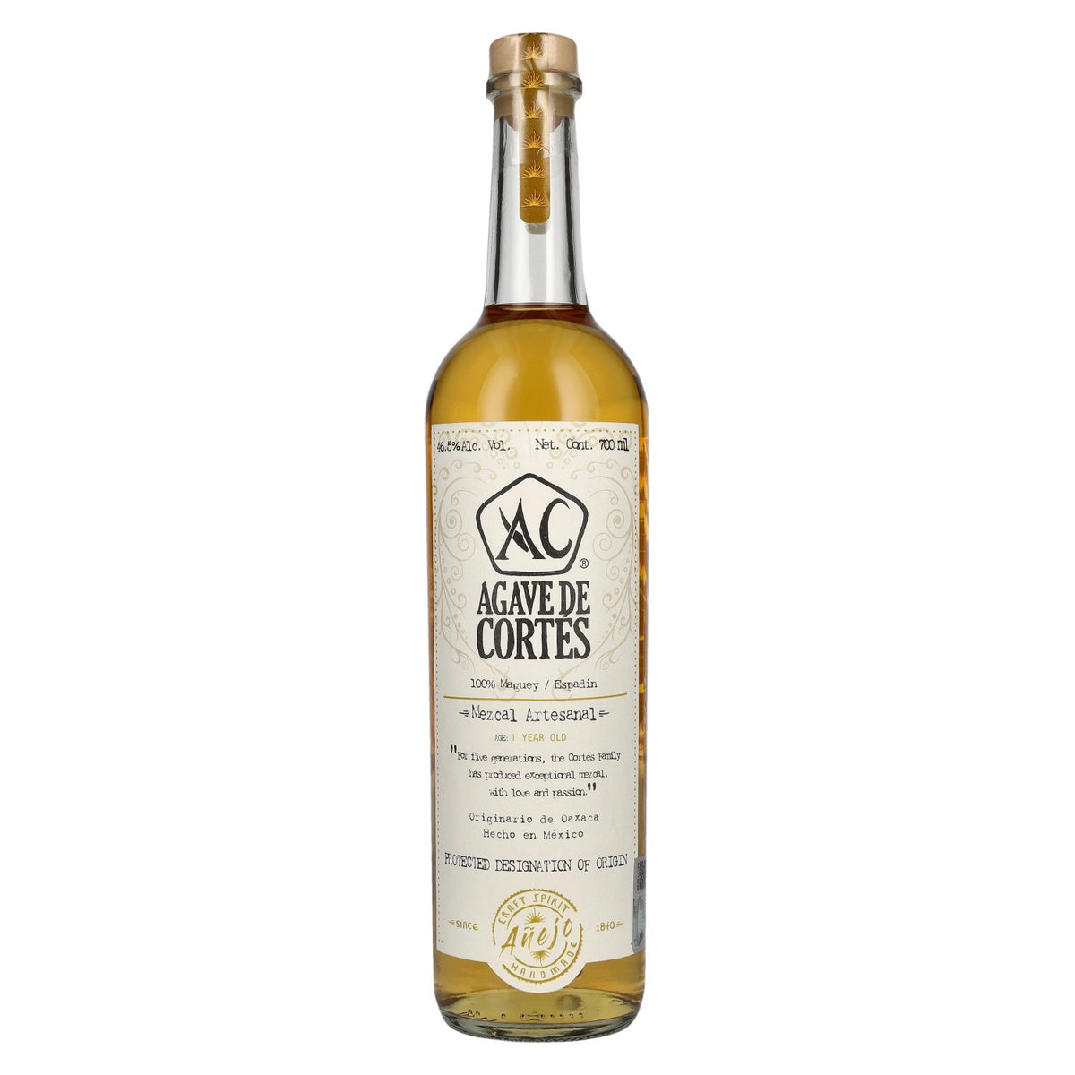 Agave de Cortés Mezcal Artesanal AÑEJO 46.5% vol. 0.7 l