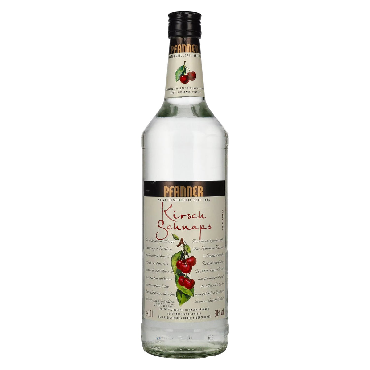 Pfanner Kirsch schnapps 38% vol. 1l