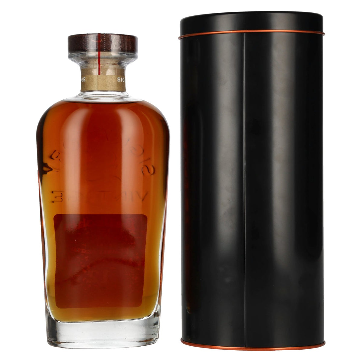 Signatory Vintage BALLECHIN 12 ans d'âge, brut de fût, premier remplissage Grand Marnier n° 201, 2013, 58,8 % vol., 0,7 l, dans une boîte en fer-blanc
