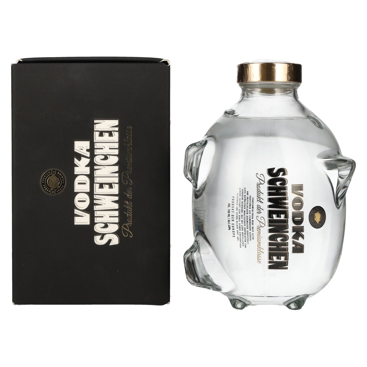 Prasiatko Vodka Schweinchen 40% Vol. 0,7l in Geschenkbox