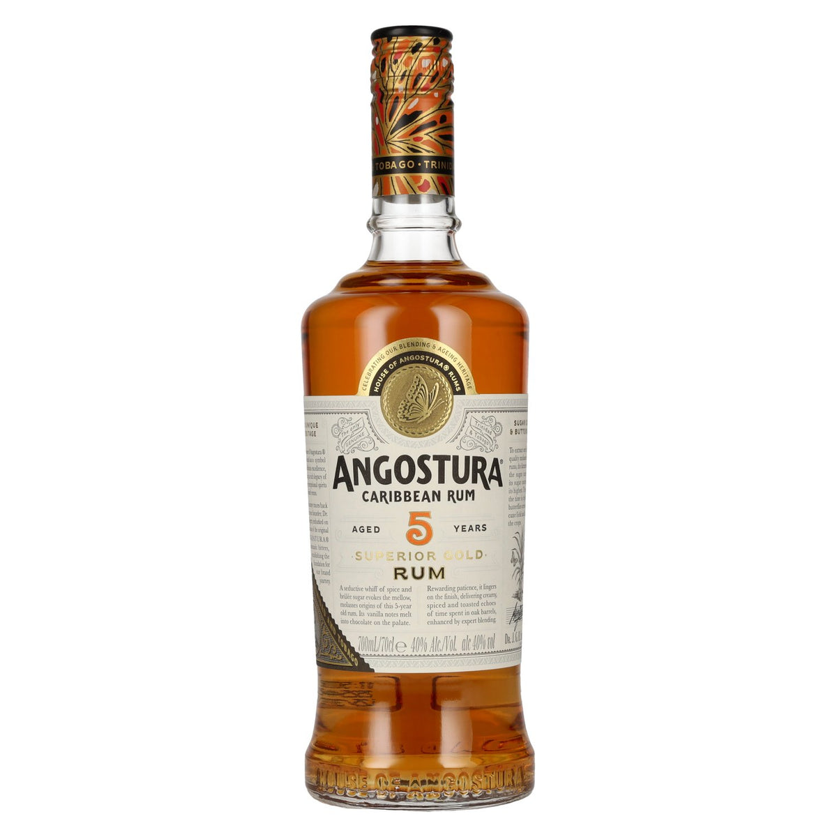 Rhum Angostura 5 ans d'âge Superior Gold, 40 % vol., 0,7 l