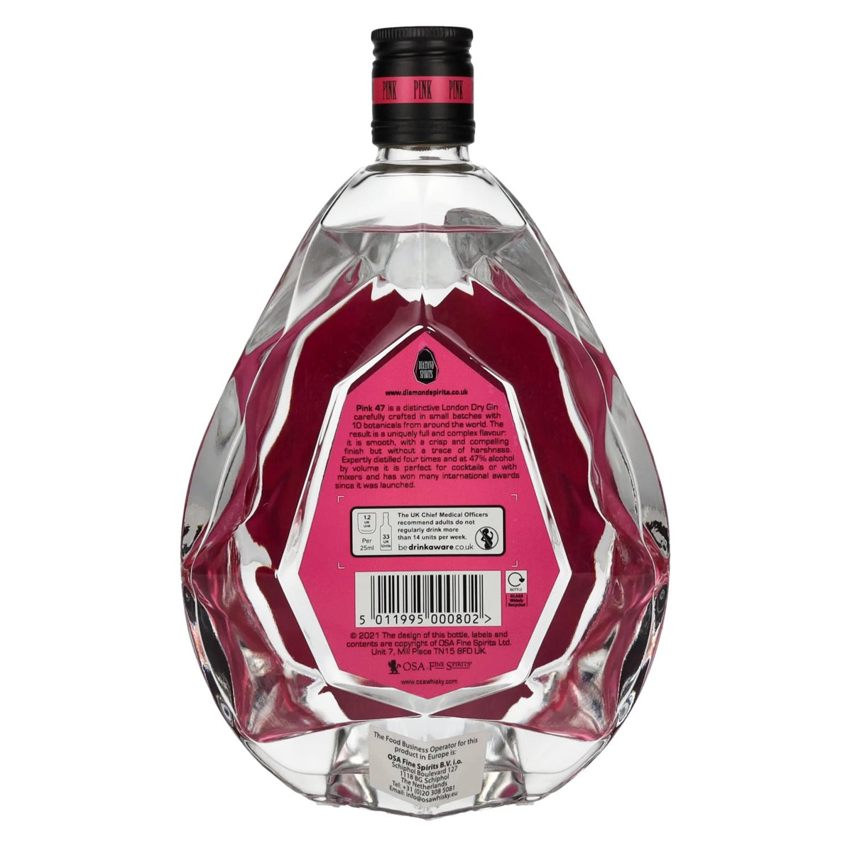 Pink 47 London Dry Gin 47% Vol. 0,7l