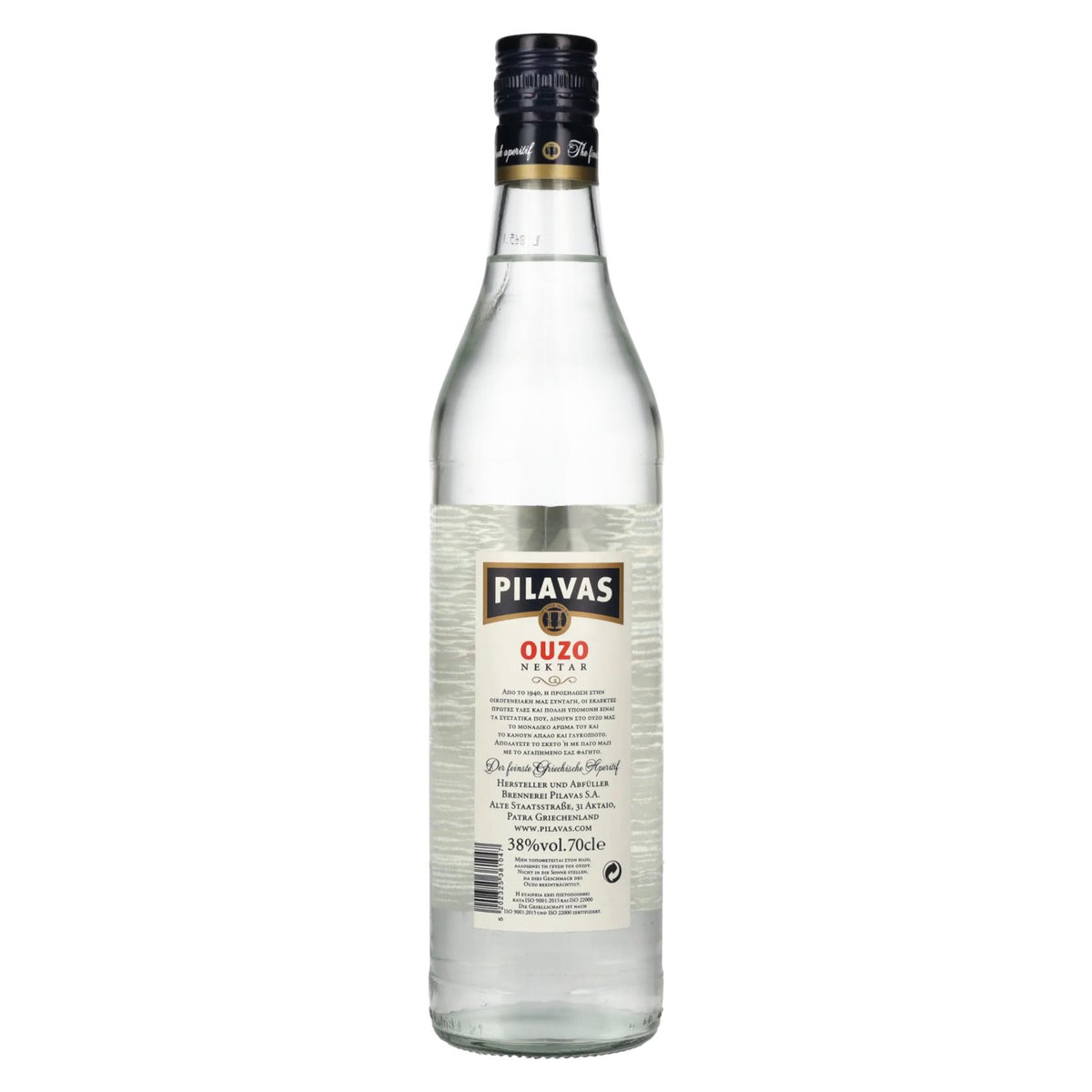 Ouzo Nectar Pilavas 38% Vol. 0,7l