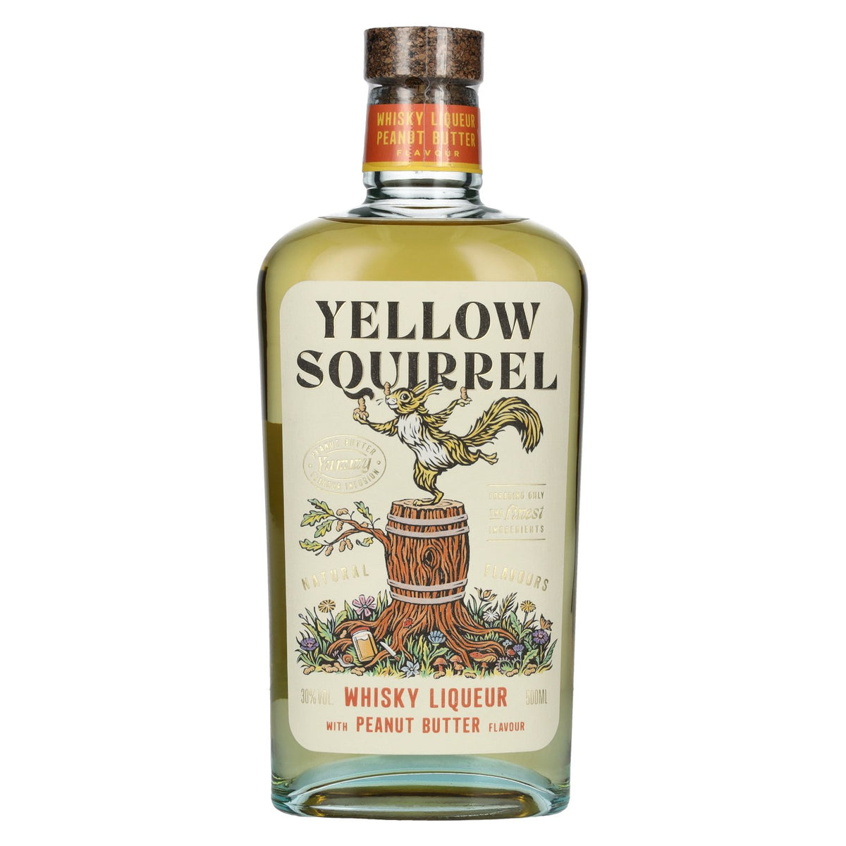 Yellow Squirrel Liqueur de beurre de cacahuète au whisky 30 % vol. 0,5 l