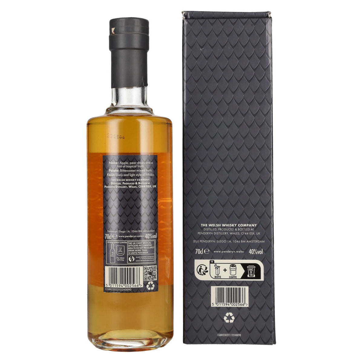 Penderyn MYTH Single Malt Welsh Whisky 40% Vol. 0,7l in gift box
