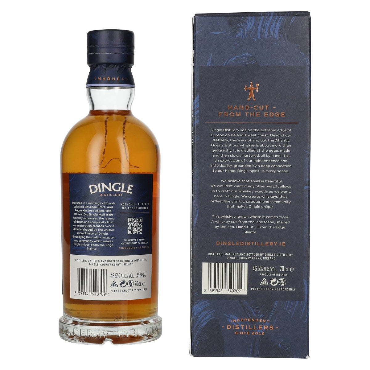 Dingle 10 Years Old Single Malt Irish Whiskey Triple Distilled 46,5% Vol. 0,7l in gift box