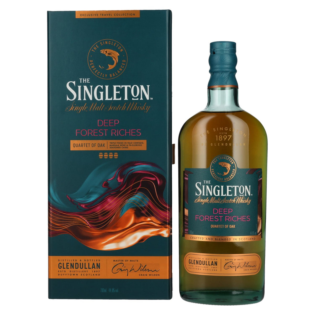 The Singleton Glendullan DEEP FOREST RICHES Single Malt Scotch Whisky 44,8% Vol. 0,7l en coffret cadeau