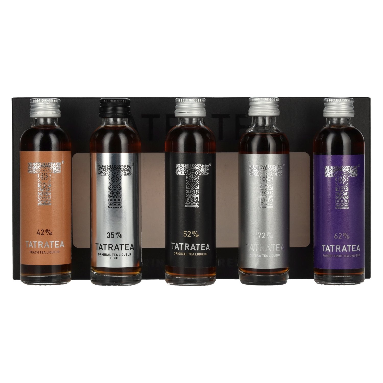 TATRATEA Tasting Set Black 52,6% Vol. 5x0,04l in Geschenkbox